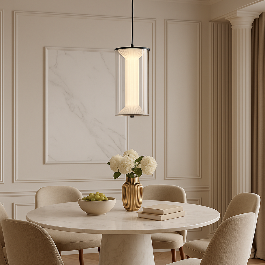 Lampa wisząca LED Aeris transparent